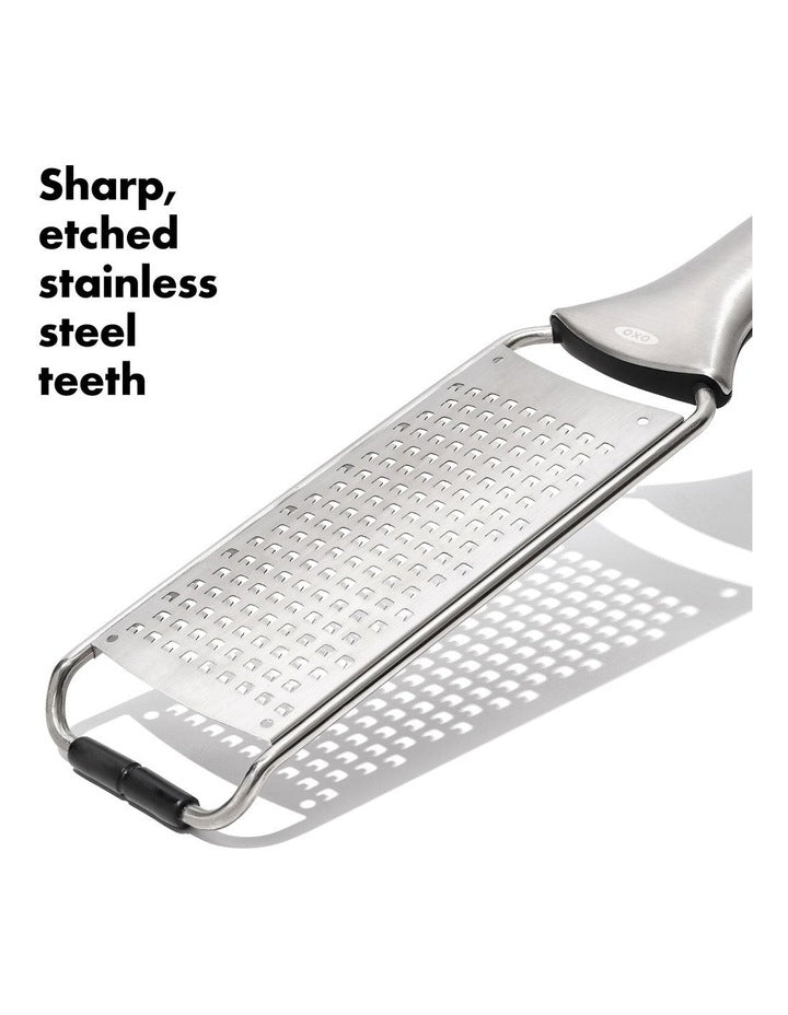 Steel Medium Grater in Silver