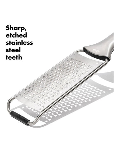 Steel Medium Grater in Silver