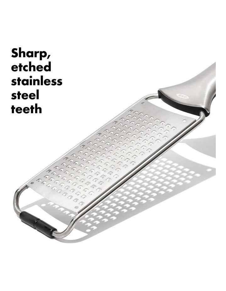 Steel Medium Grater in Silver