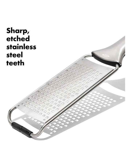 Steel Medium Grater in Silver