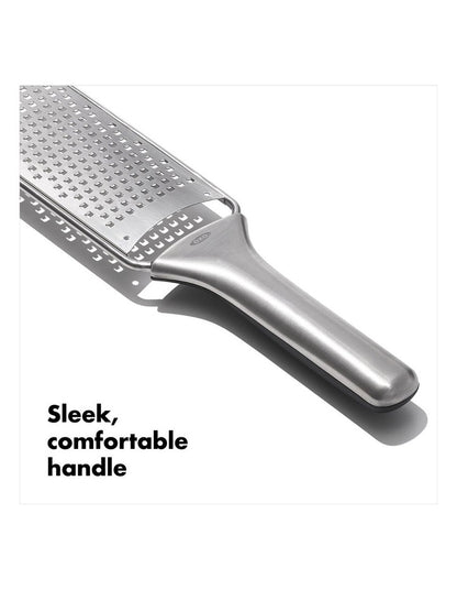 Steel Medium Grater in Silver