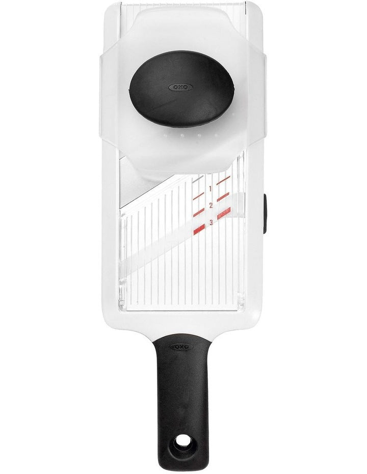 Hand-Held Mandoline Slicer in White