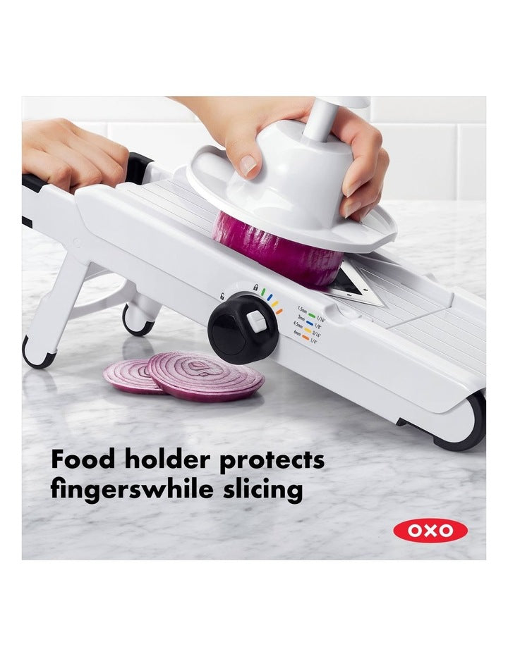 V-Blade Mandoline Slicer in White