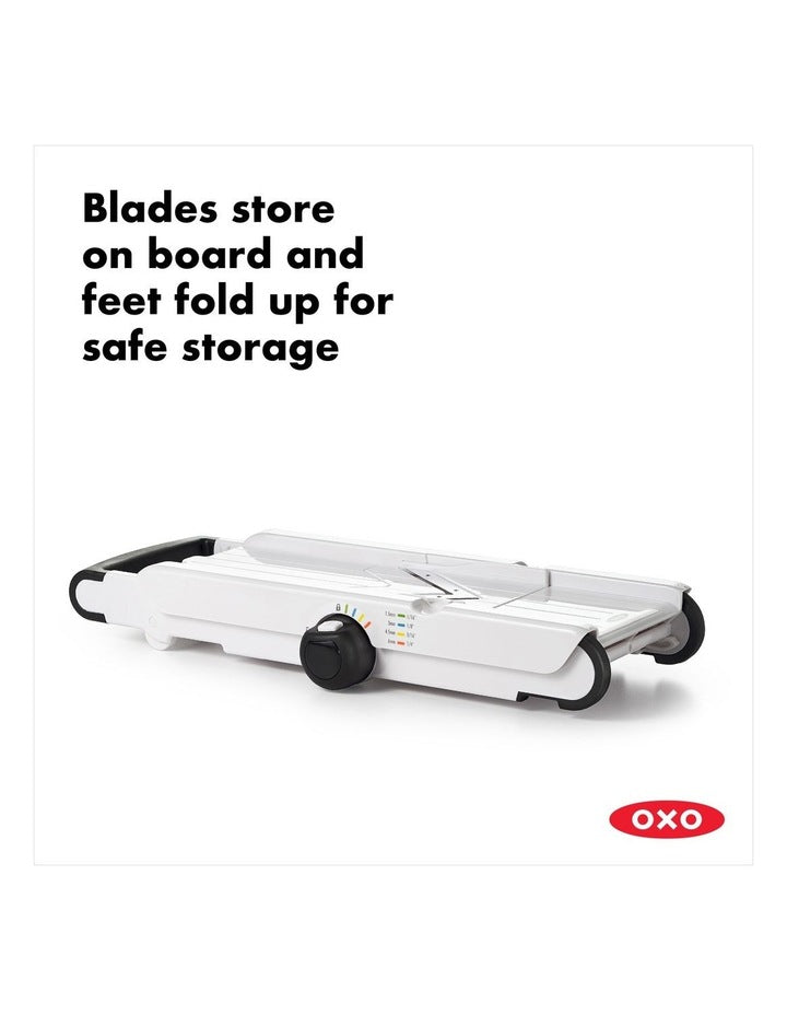 V-Blade Mandoline Slicer in White