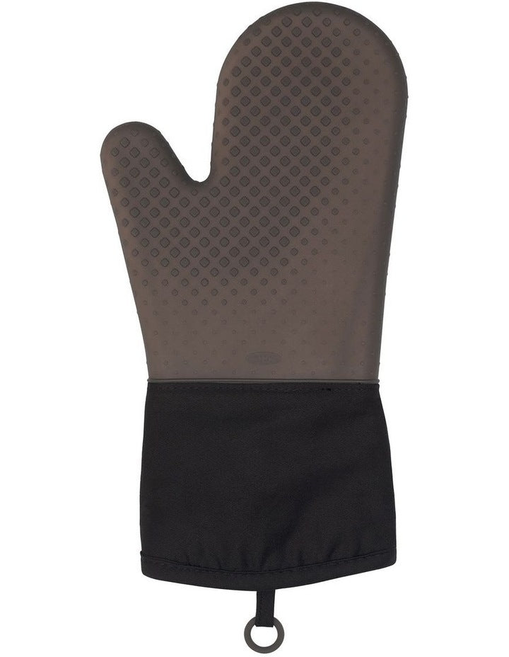 Silicone Oven Mitt in Black