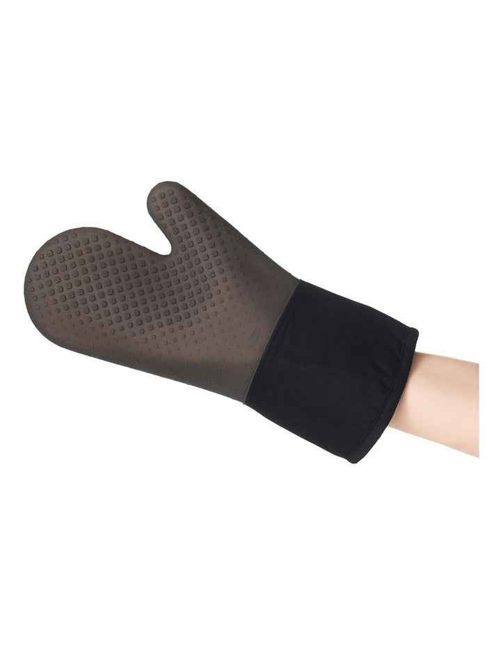 Silicone Oven Mitt in Black