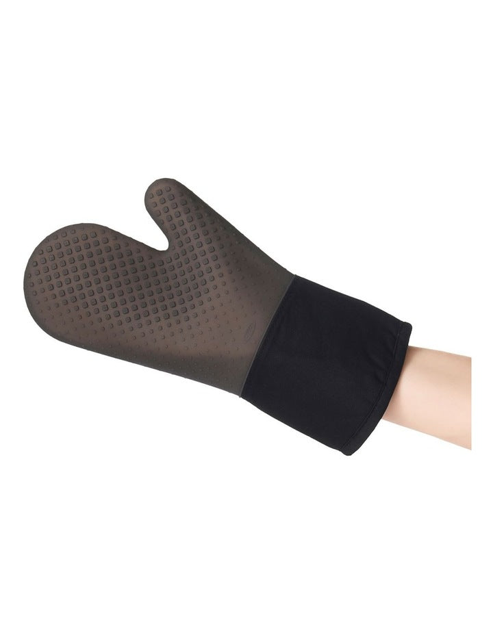 Silicone Oven Mitt in Black