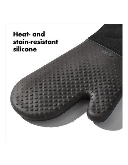 Silicone Oven Mitt in Black