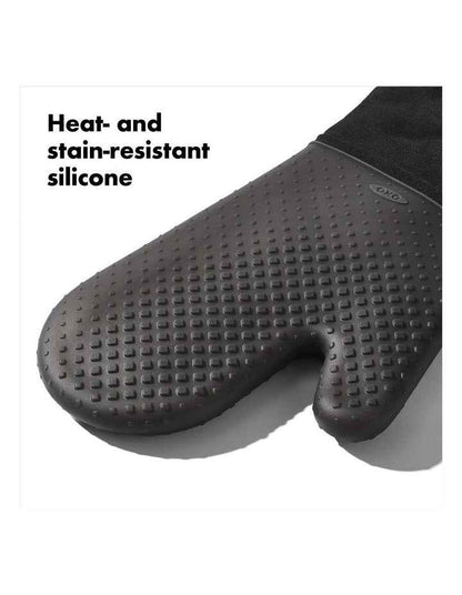 Silicone Oven Mitt in Black