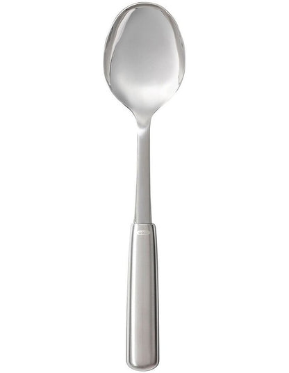 Steel Cooking Spoon in Silver