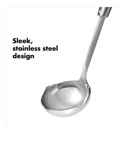 Steel Ladle in Silver