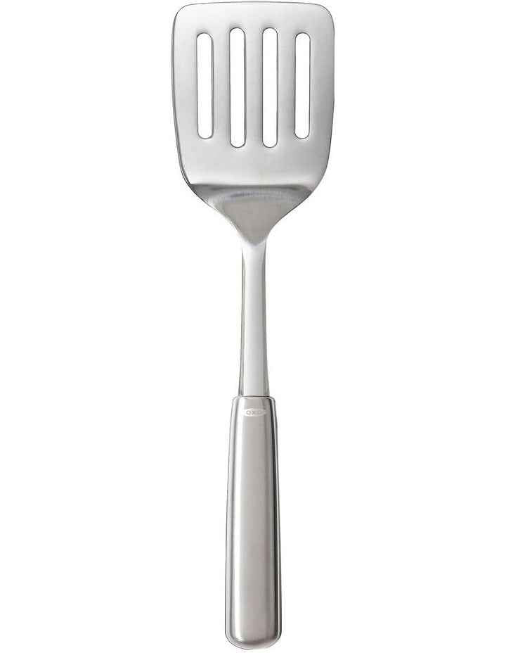 Steel Cooking Turner in Silver