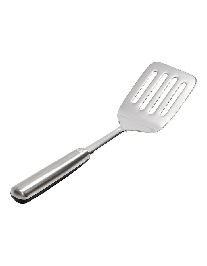 Steel Cooking Turner in Silver