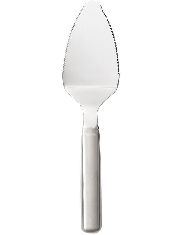 Steel Pie Server in Silver