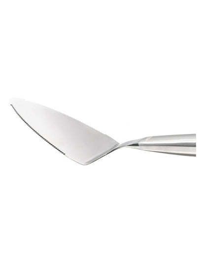 Steel Pie Server in Silver