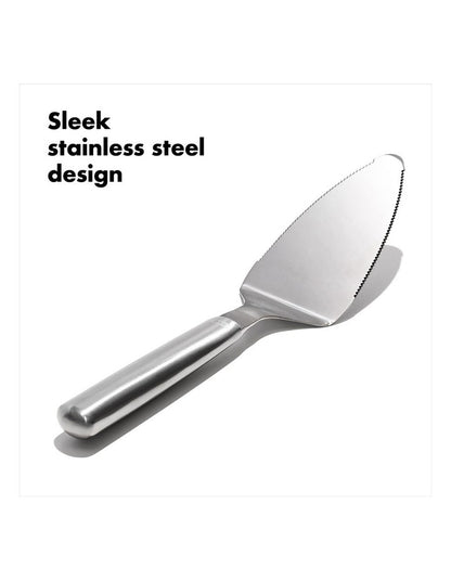 Steel Pie Server in Silver