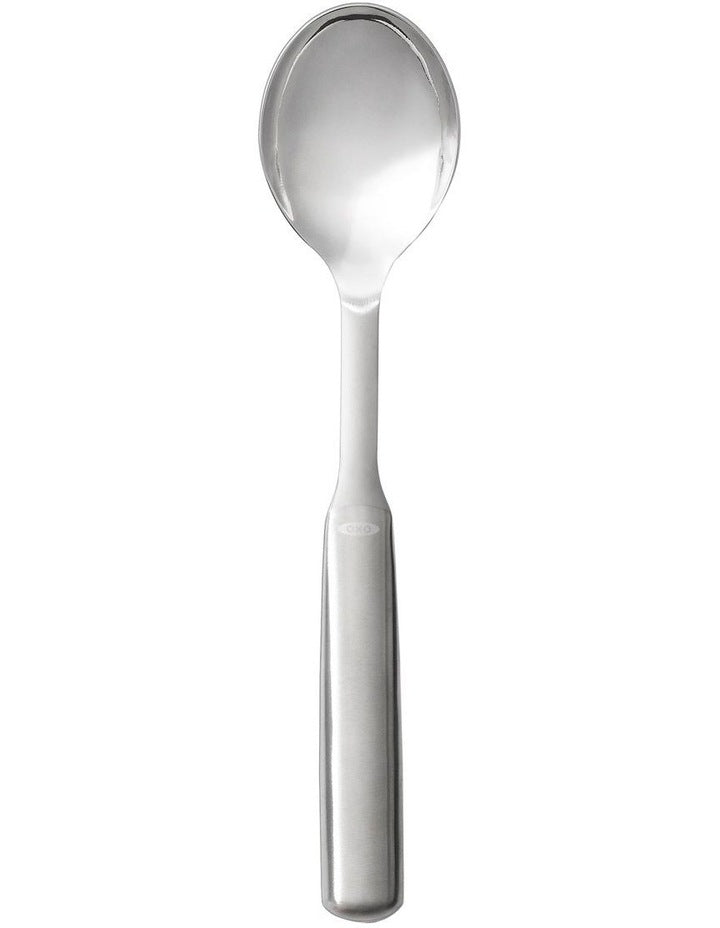 Steel Serving Spoon in Silver