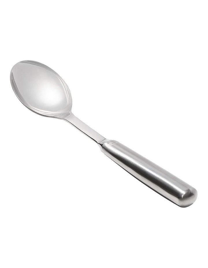 Steel Serving Spoon in Silver