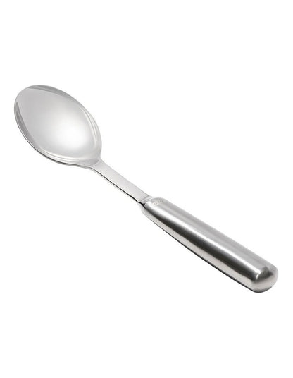 Steel Serving Spoon in Silver