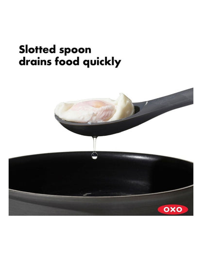 Slotted Spoon in Black