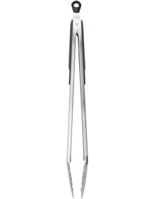 Tongs 41cm in Silver