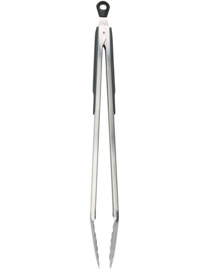 Tongs 41cm in Silver