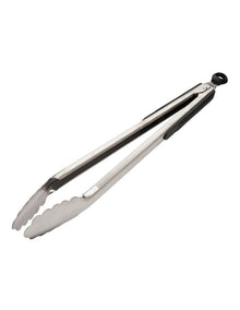 Tongs 41cm in Silver