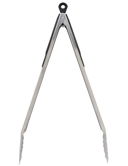 Tongs 41cm in Silver