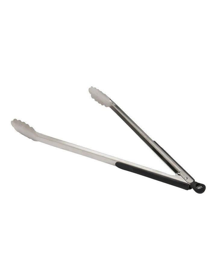 Tongs 41cm in Silver