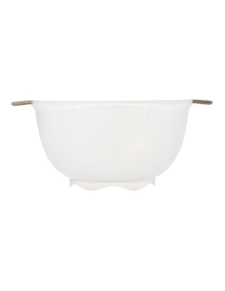 Rice & Grain Washing Colander in White