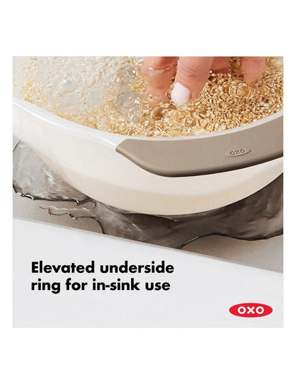 Rice & Grain Washing Colander in White
