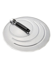 Splatter Screen with Folding Handle in Silver