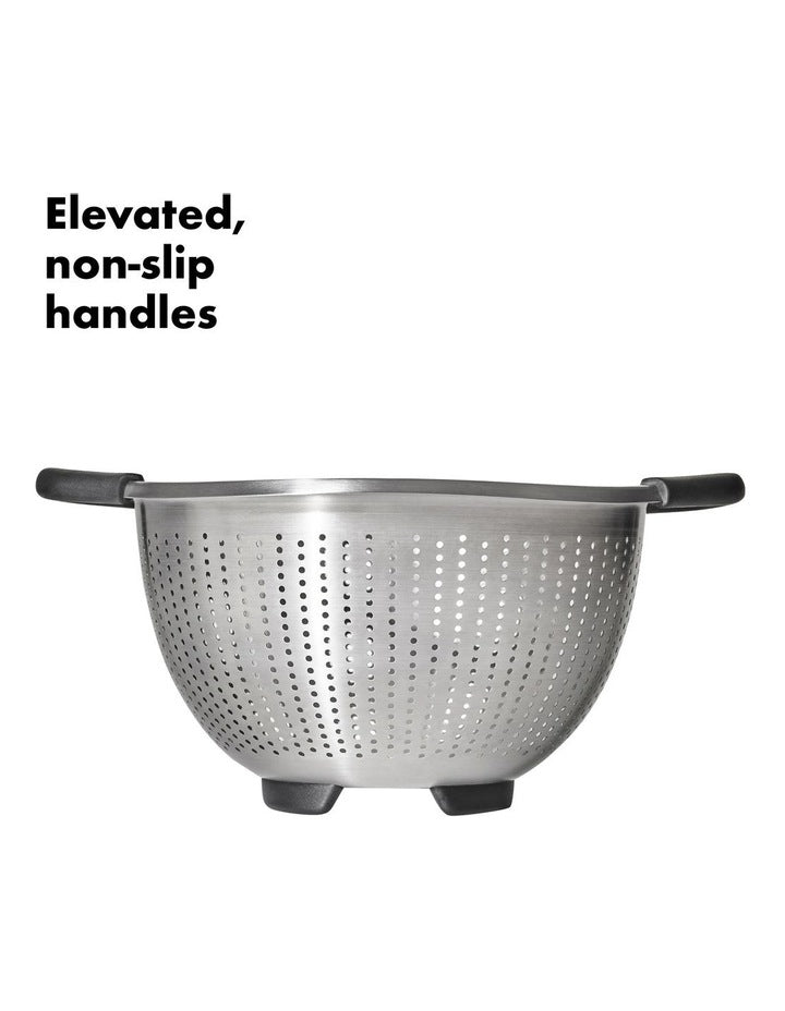 Stainless Steel Colander in Silver