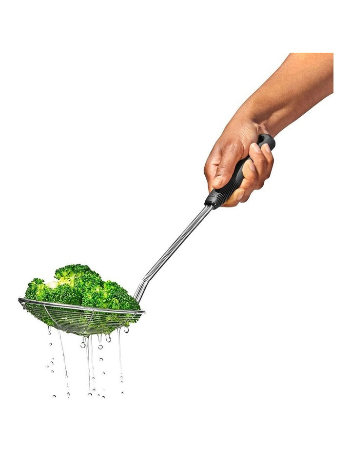 Scoop & Strain Skimmer in Silver