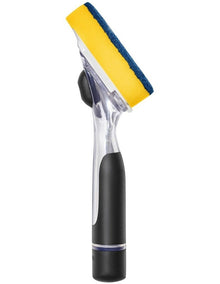 Soap Dispensing Dish Scrub in Black