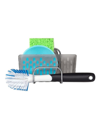 StrongHold Suction Sink Caddy in Silver