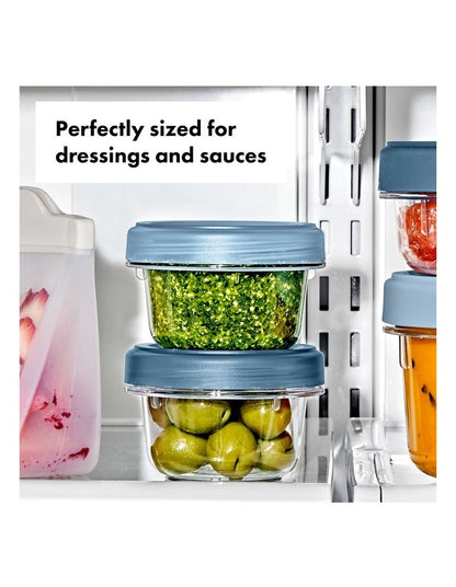 Twist & Stack Container 148ml 3 Pack in Slate