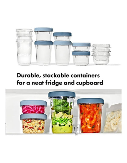Twist & Stack Container 148ml 3 Pack in Slate