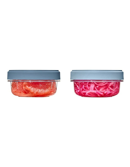 Twist & Stack Container 355ml 2 Pack in Blue