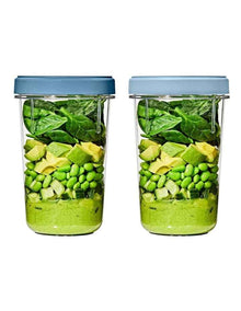 Twist & Stack Container 1.2L  2 Pack in Blue