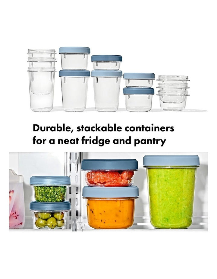 Twist & Stack Container 1.2L  2 Pack in Blue