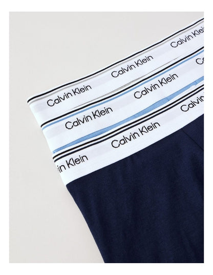 Balance Cotton Stretch Low Rise Trunks 3 Pack in Multi