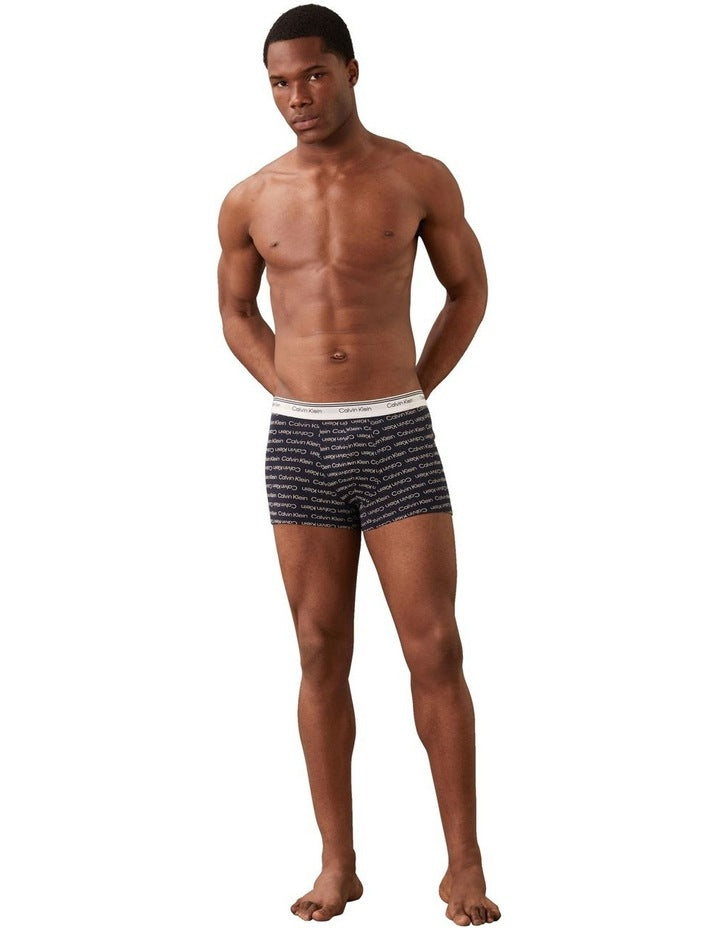 Balance Cotton Stretch Trunks 3 Pack in Multi