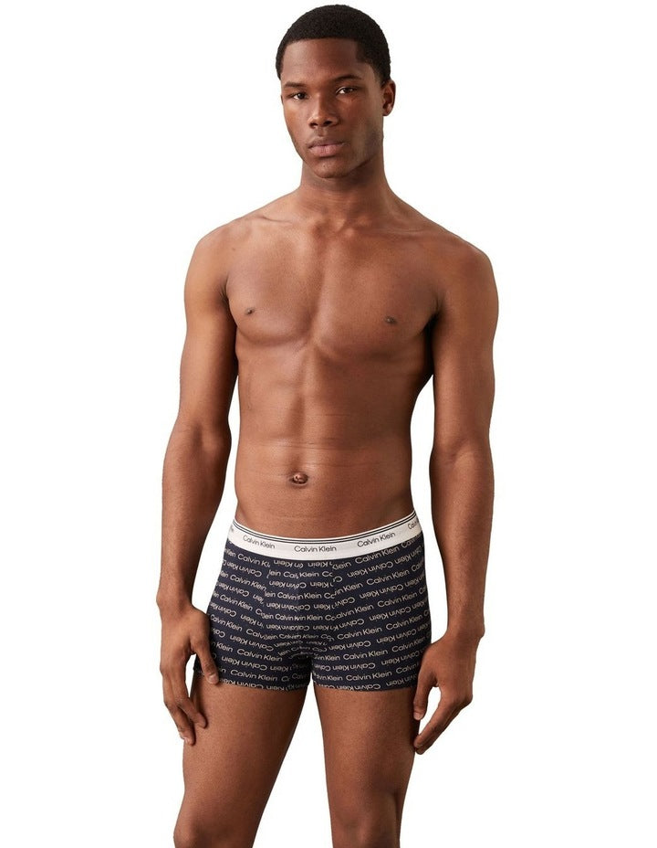 Balance Cotton Stretch Trunks 3 Pack in Multi