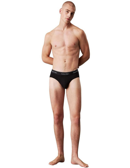 Icon Cotton Hip Briefs Pack Of 3 in Multi