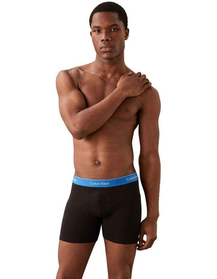 Icon Cotton Boxer Briefs 5 Pack in Black