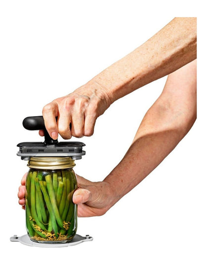Jar Opener with Base Pad in Black