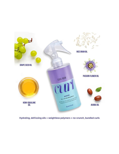 Curl Wow Shook Mix + Fix Bundling Spray 295ml