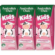 Australia's Own Kid's Milk Strawberry Poppers 200mL x 6 pack
