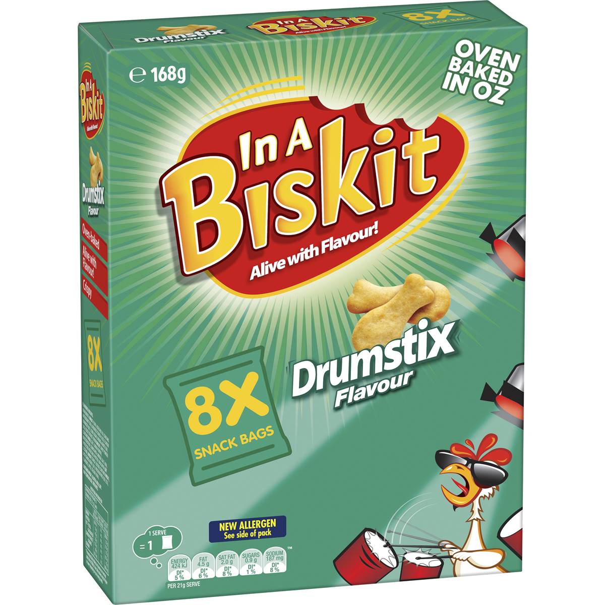 In A Biskit Drumstix Crackers Multipack 168g